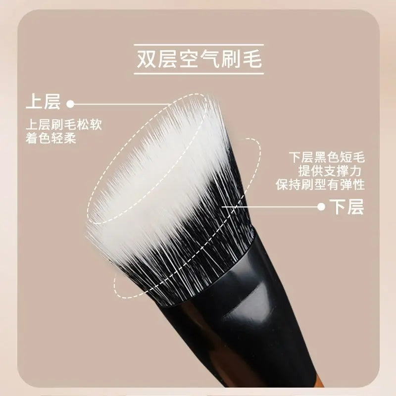 Angled Contour & Blush Brush | Soft Synthetic Wave Dot Contour Makeup Brush QXL