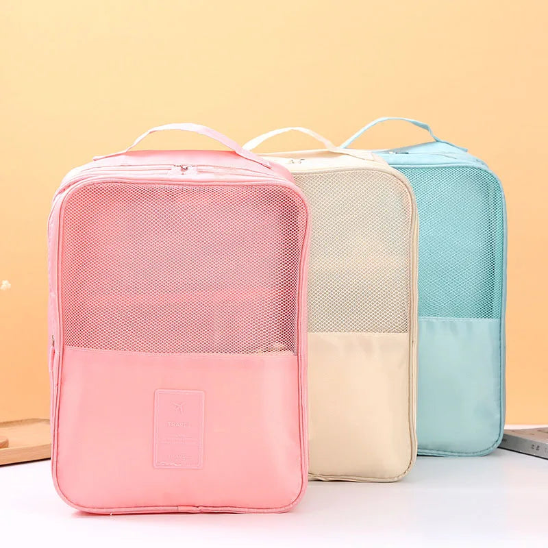 High Quality Portable Travel Shoe Bag Underwear Clothes Bags Shoe Organizer Storage Bag Multifunction Travel Accessories QXL