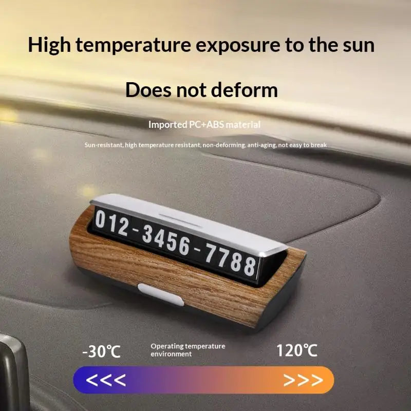 Luminous Temporary Parking Number Plate | Phone Display Parking Number Plate QXL