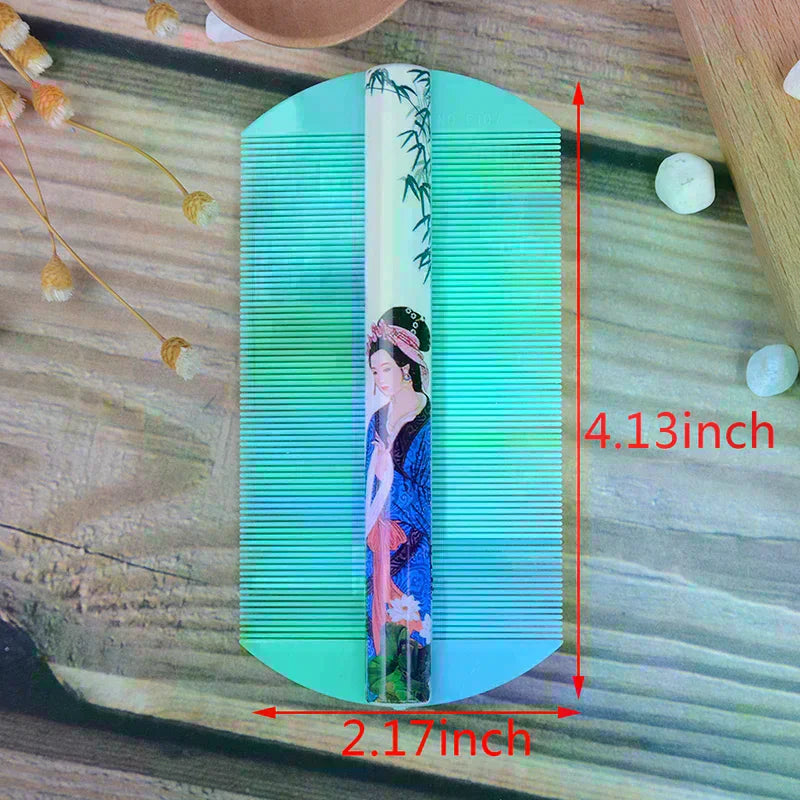 Dual-Sided Fine-Tooth Lice Comb | Nit & Egg Removal Lice Removal Comb QXL