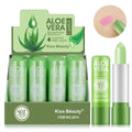 SADOER 12-Pack Color Changing Lip Balm with Aloe Vera 3.5g Tinted Lip Balm Set QXL 12PCS