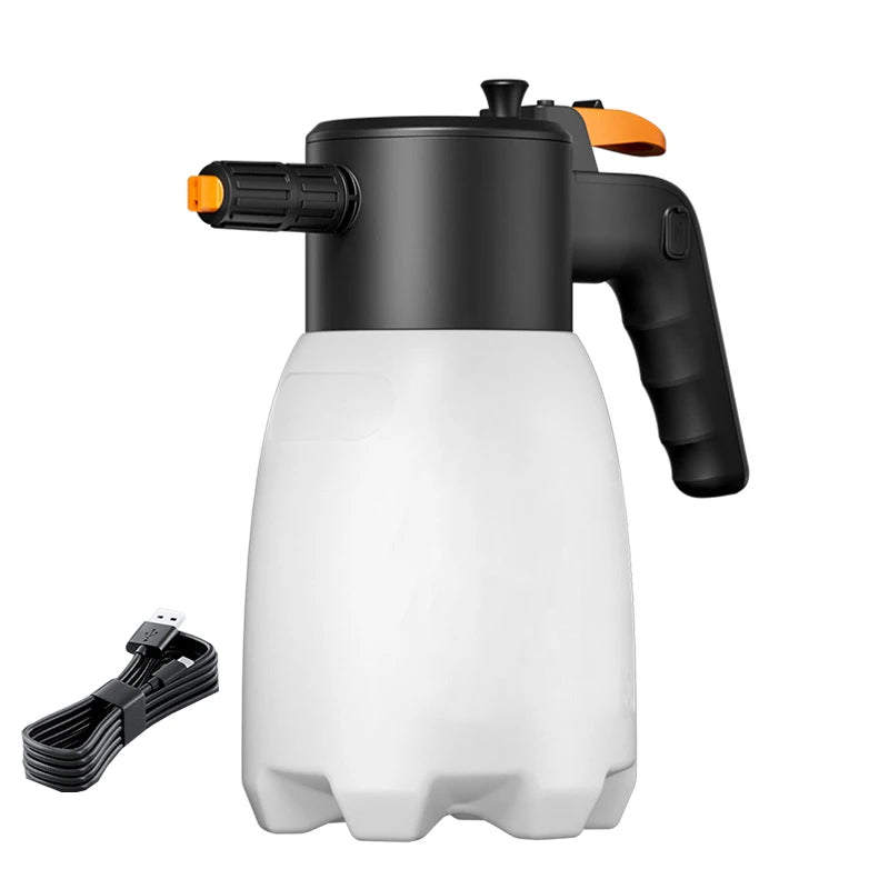 EAFC 1.7L Electric Snow Foam Cannon | Handheld Car Wash Sprayer Electric Foam Sprayer QXL White