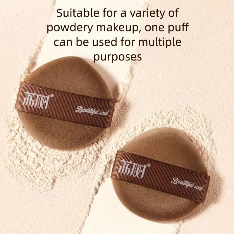 Dual-Use Wet & Dry Powder Puff Foundation Cushion Sponge Makeup Sponge Puff QXL