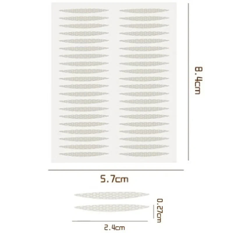 Invisible Double Eyelid Tape Stickers 10 Sheets | No Trace Eyelid Tape Stickers QXL