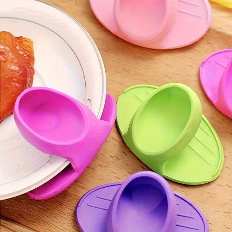 2-Pack Silicone Finger Protectors | Heat-Resistant Kitchen Covers Silicone Finger Guards QXL
