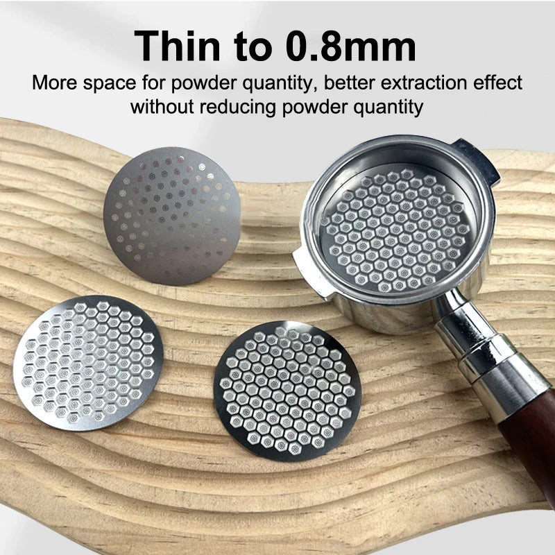 Espresso Puck Screen 51/53/58.5mm | Reusable Coffee Filter Espresso Puck Screen QXL