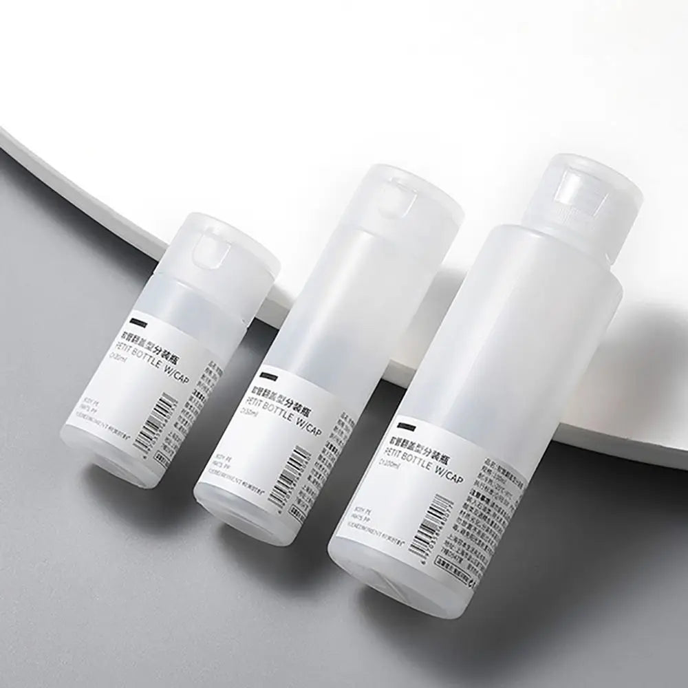 Flip-Top Refillable Squeeze Bottles | 30–400ml Lotion Refillable Travel Bottle QXL
