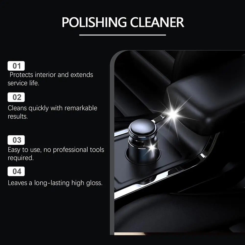100ml Car Interior Polish – Deep Clean & Stain Remover Spray Car Interior Polish QXL