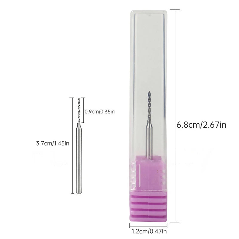 Tungsten Steel Nail Drill Bit | Grinding & Perforation Head Nail Drill Bit QXL one size