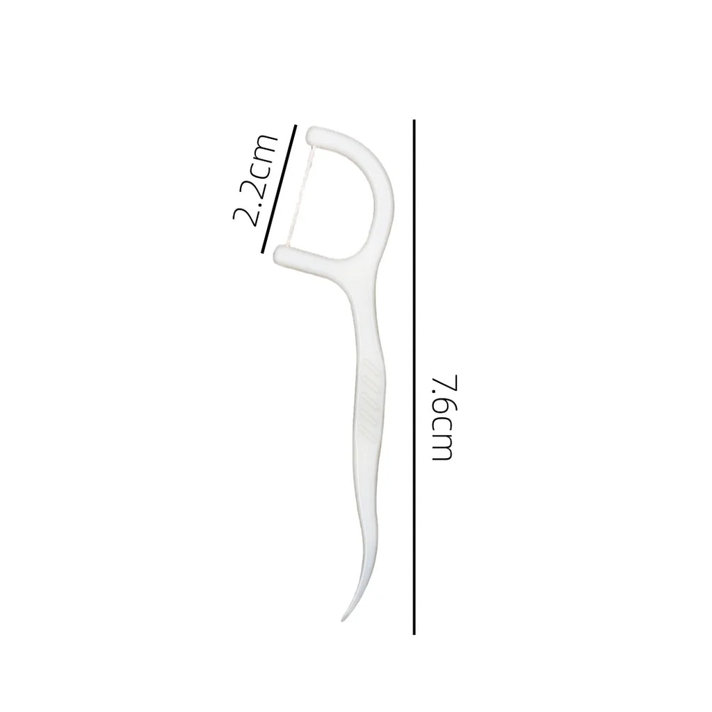 1000-Pack Bow-Shaped Dental Floss Picks | Ultra-Fine Interdental Dental Floss Picks QXL