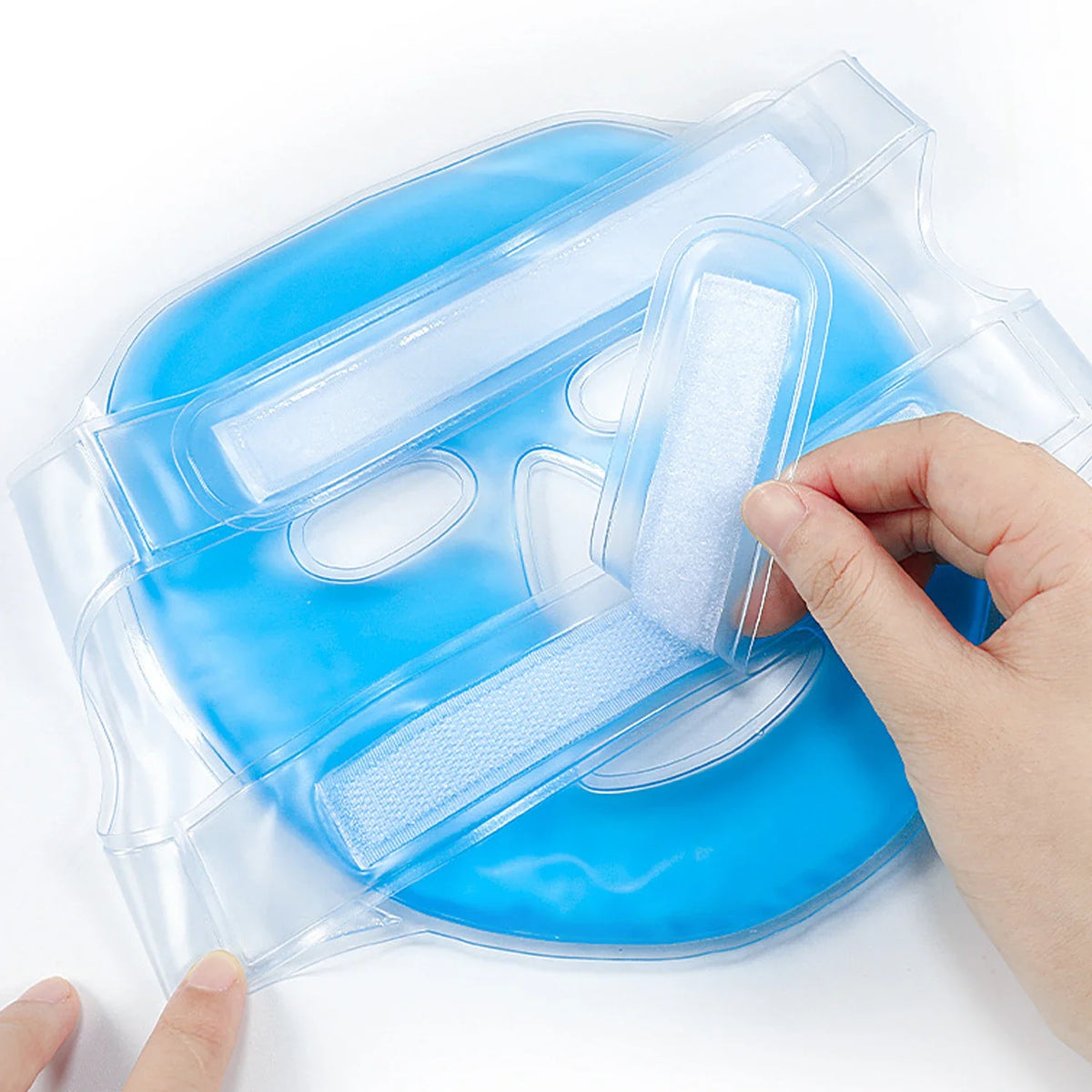 Gel Face & Eye Cooling Mask | Hot Cold Therapy Spa Sleep Mask Gel Face Mask QXL