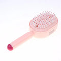 Self-Cleaning Scalp Massage Detangling Hairbrush | YOVIP Scalp Massage Hairbrush QXL USB Type-C Pink