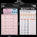 24-Piece Eyebrow Stencil Kit | Reusable Brow Templates Eyebrow Stencil Kit QXL 24Pcs