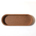 Oval Cork Tray | Heat-Resistant Countertop Organizer S & L Cork Storage Tray QXL L