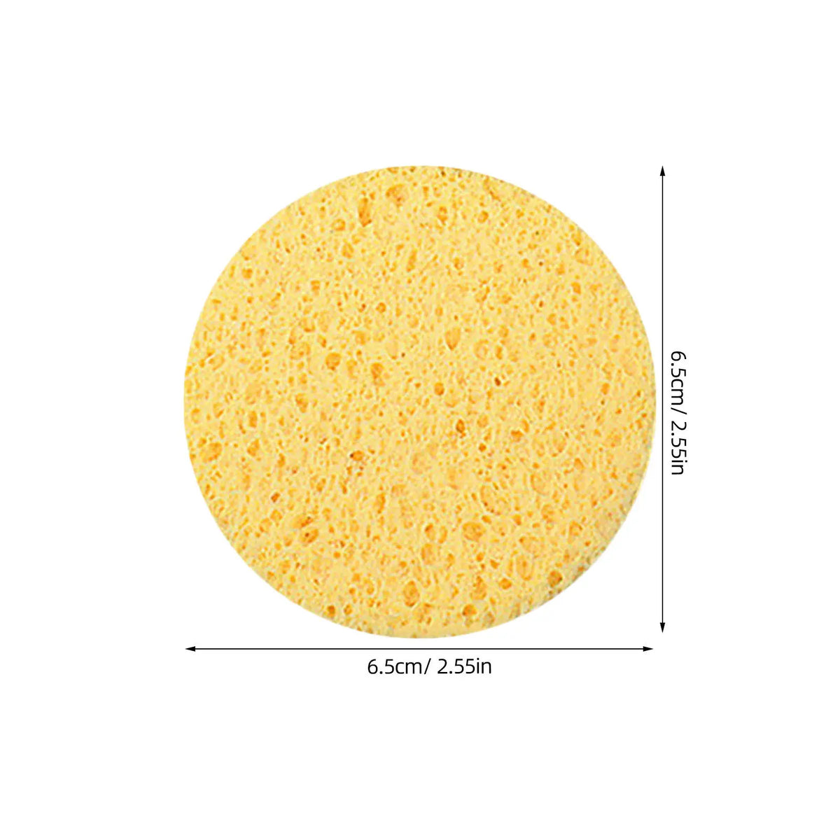 30-Pack Cellulose Facial Cleansing Sponges | Reusable Makeup Pads Facial Cleansing Sponge QXL