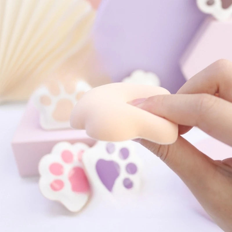 Cat Paw Makeup Sponge Puff | Powder & Foundation Blender Makeup Sponge Puff QXL