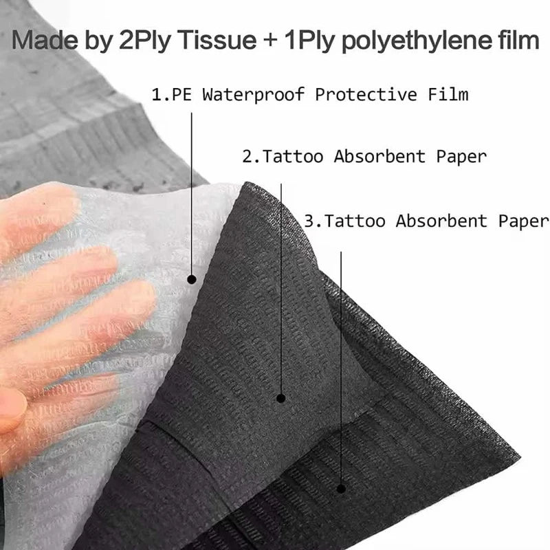 25-Pack Disposable Waterproof Tattoo Table Cover Mats Tattoo Table Mat QXL