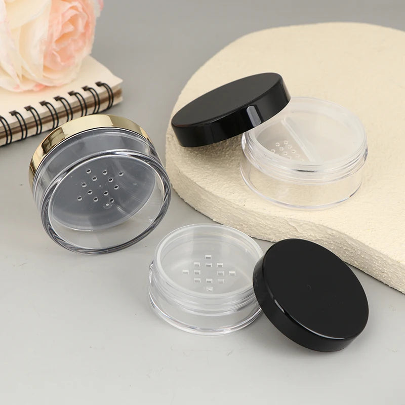 Empty Loose Powder Jar with Rotating Sifter | 5–30g Loose Powder Jar QXL