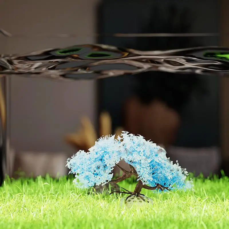 Artificial Cherry Blossom Tree Fish Tank Decoration Aquarium Decoration QXL