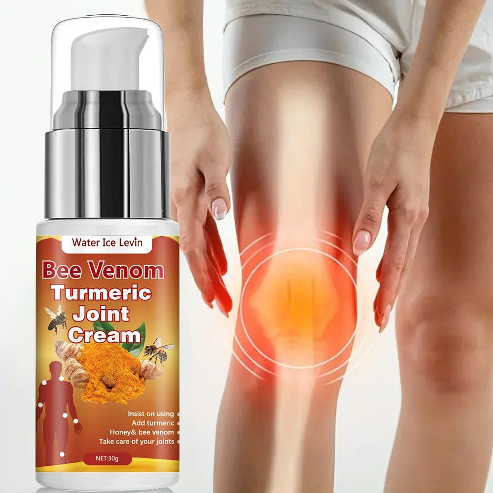Turmeric Bee Venom Body Cream | Honey, Curcumin & Vitamin C Body Moisturising Cream QXL