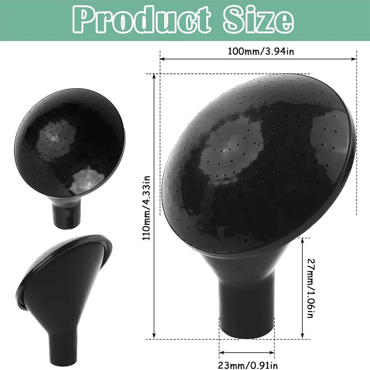 Watering Can Rose Head Nozzle | Universal Gentle Spray Replacement Watering Can Nozzle QXL