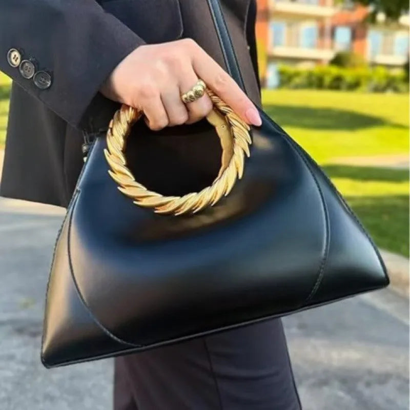 Large Leather Crossbody Diaper Bag | Vintage Luxury Tote for Women Crossbody Diaper Bag QXL 1