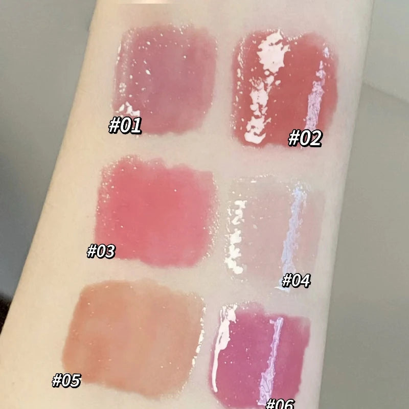 Gegebear Pink Bunny Solid Lip Gloss | Glossy & Hydrating Solid Lip Gloss QXL