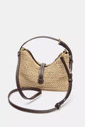 Luxury Leather Diaper Tote Bag | Large Crossbody Handbag Diaper Tote Bag QXL 1