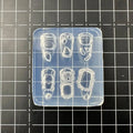 Silicone 3D Nail Art Mold | DIY Stamping Manicure Tool Nail Art Mold QXL O