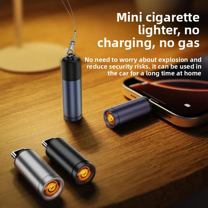 USB-C Flameless Electric Lighter | Windproof Blow-to-Ignite Electric Lighter QXL