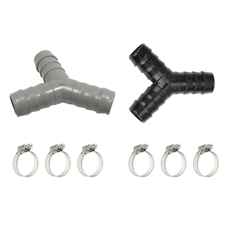 Y-Type Washing Machine Drain Hose Connector 8-Pc Set Drain Hose Connector QXL 8pcs