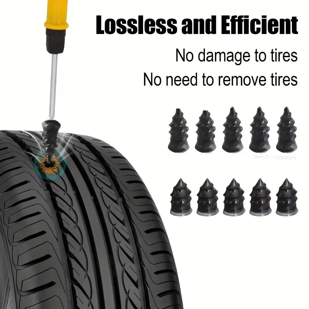 Tyre Puncture Repair Kit 23/42-Pc | Car Bike Truck Universal Tire Repair Kit QXL