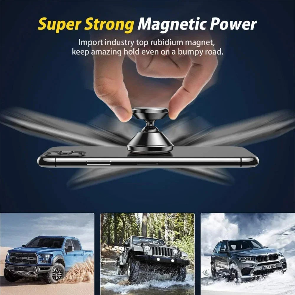 Magnetic Car Phone Mount | Adhesive Dashboard Bracket Car Phone Mount QXL