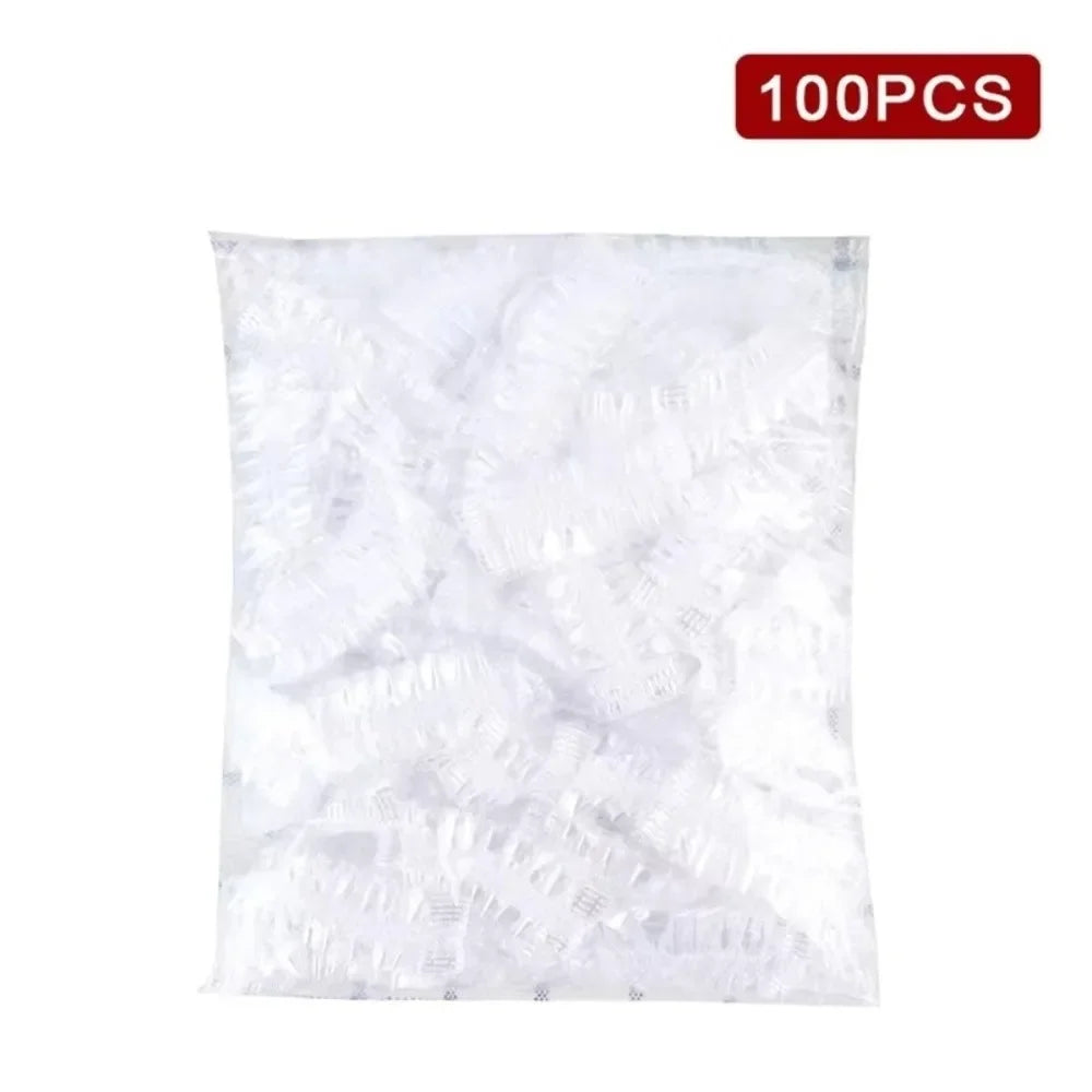 100-Pack Disposable Waterproof Ear Covers for Hair Dyeing Disposable Ear Covers QXL A