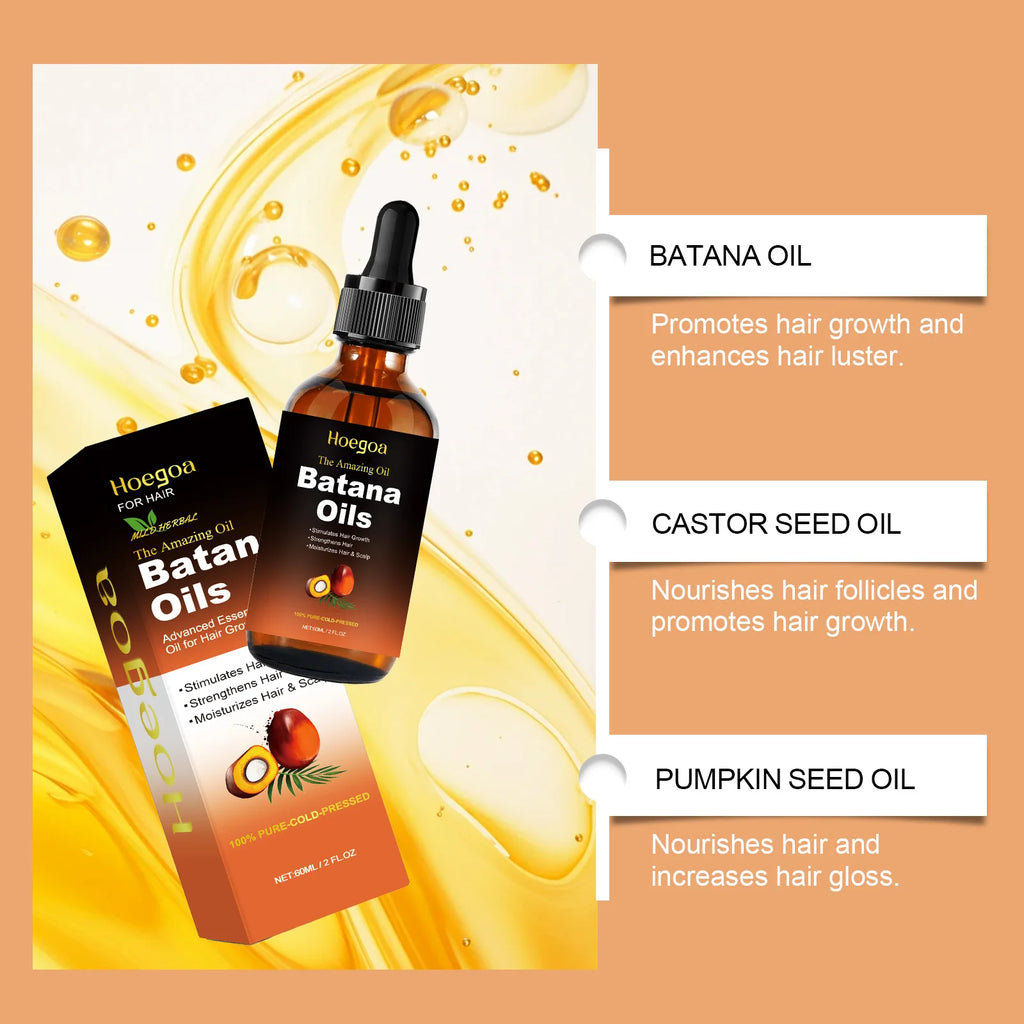 HOEGOA Batana Oil Hair Care – Nourishing Scalp & Moisture Oil Hair Conditioning Oil QXL