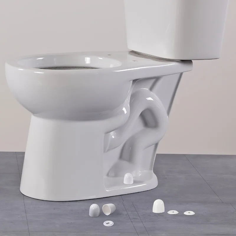 2-Pack Universal Toilet Bolt Covers with Extra Washers Toilet Bolt Covers QXL