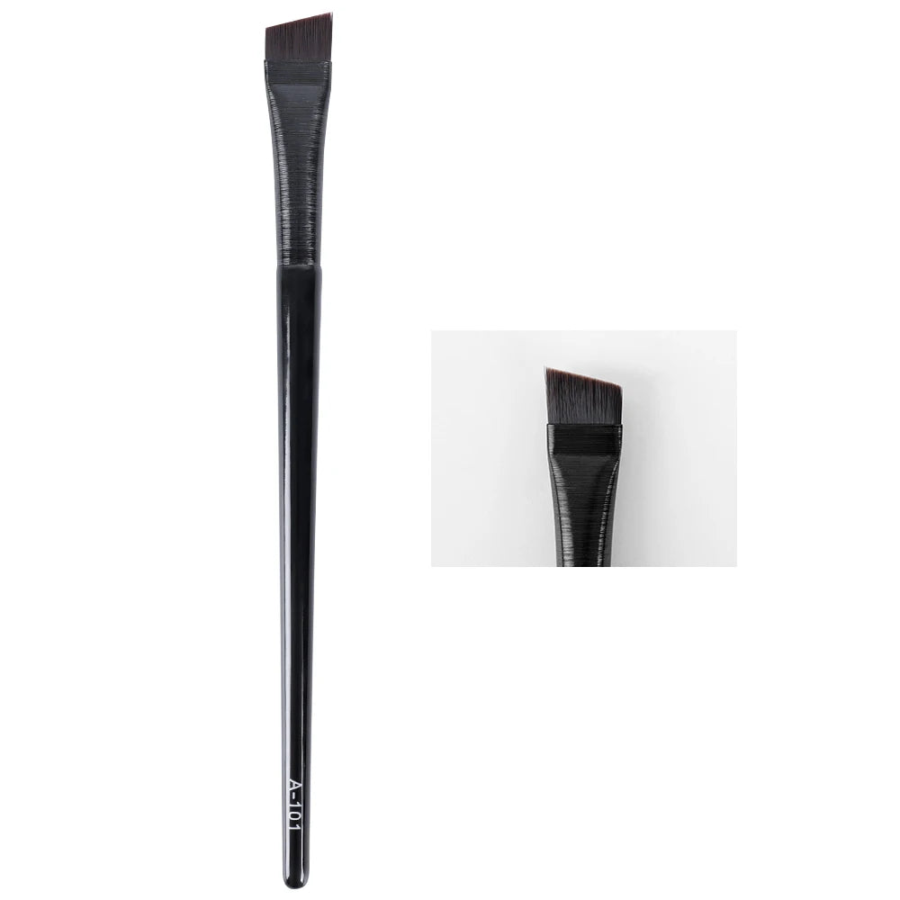 Ultra-Thin Sickle Eyeliner Brush | Oblique Angle Liner Tool Eyeliner Makeup Brush QXL 04