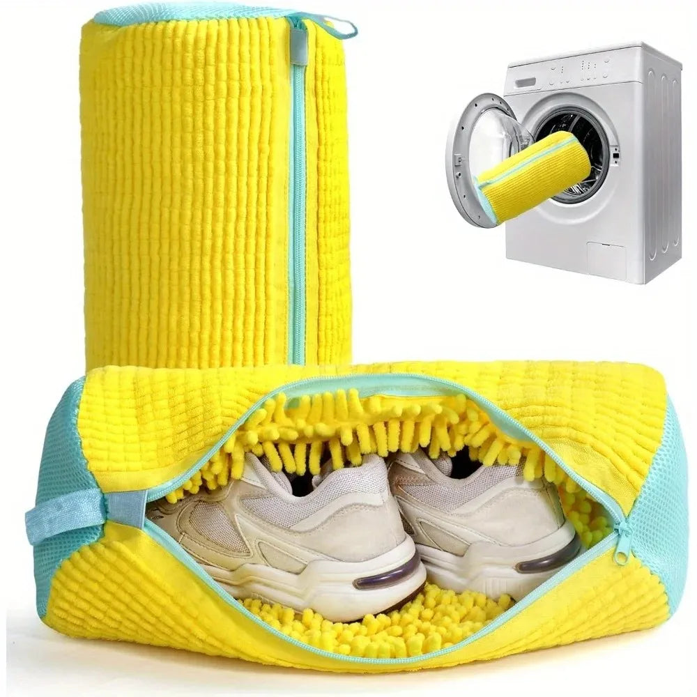 Padded Mesh Shoe Laundry Bag | Washing Machine Protector Shoe Laundry Bag QXL