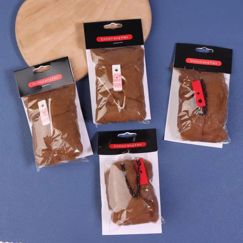 2-Pack Camel Wool Cotton Felt Wicks for Petrol Lighters Lighter Replacement Wick QXL