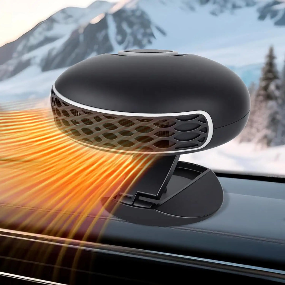150W 12V Portable Car Heater & Defroster | 360° Fan Car Heater Fan QXL 12V