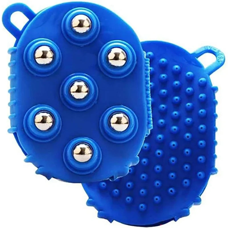360° Rotating Ball Bead Massage Glove | Full-Body Massager Body Massage Glove QXL