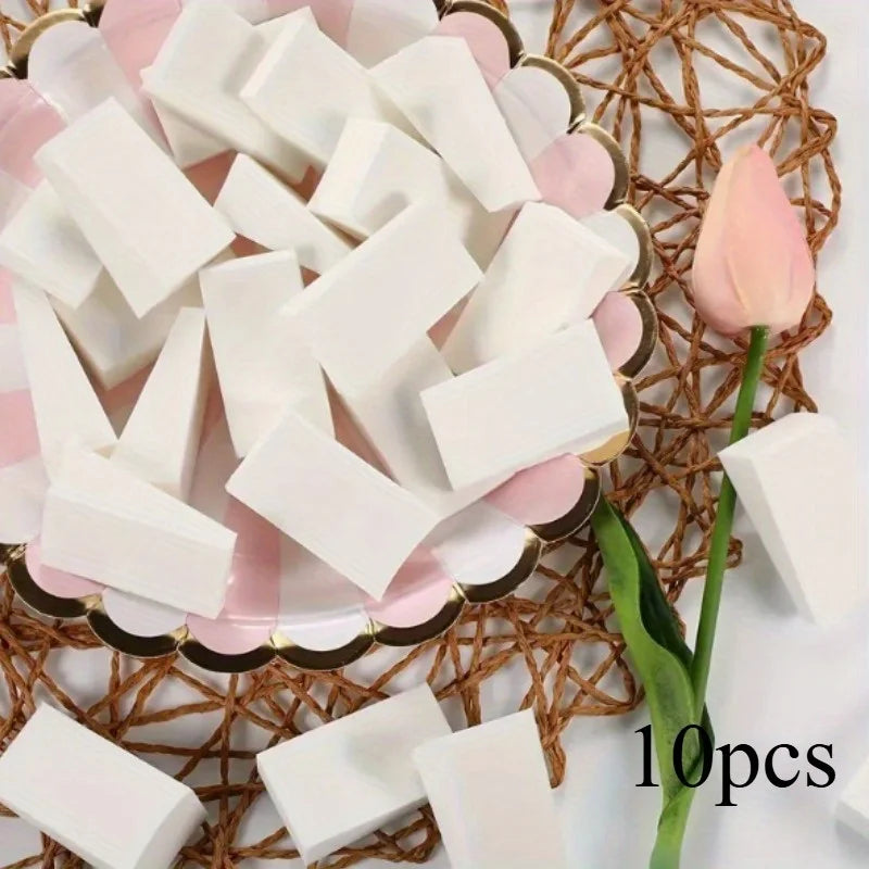 10-Pack Gradient Nail Art Sponges | Triangle Makeup Wedge Nail Art Sponge QXL 10pcs