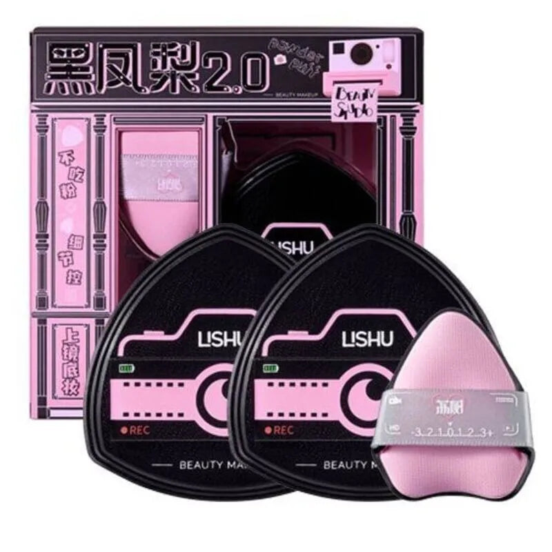 Graphene Cushion Powder Puff Set – 3-Pc Foundation Sponge Makeup Sponge Puff QXL