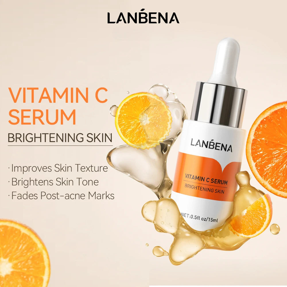 LANBENA Vitamin C Face Serum – Brightening & Moisturizing 15ml Vitamin C Face Serum QXL