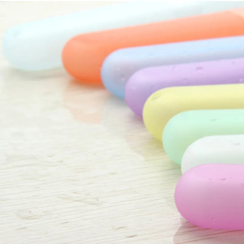 Travel Toothbrush Case | Dustproof Protective Cover Box Toothbrush Travel Case QXL