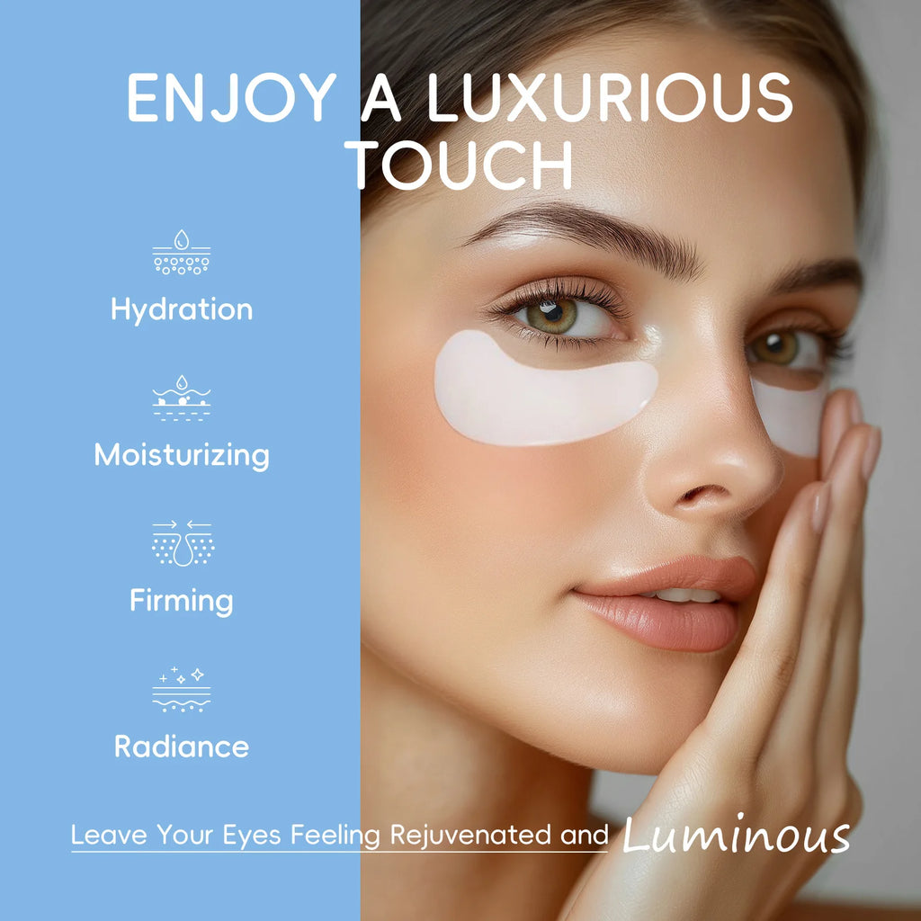 LAIKOU Eye Patches – Moisturising & Firming Under-Eye Masks Under-Eye Mask Patches QXL