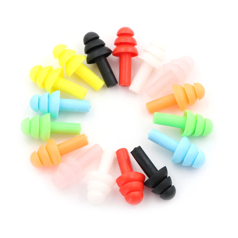 20-Pack Silicone Earplugs for Sleep, Study & Noise Reduction Silicone Earplugs QXL