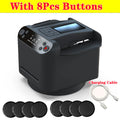 360° Automatic Card Shuffler & Dealer Machine | OLED Display Card Shuffler Machine QXL With 8pcs Buttons as show