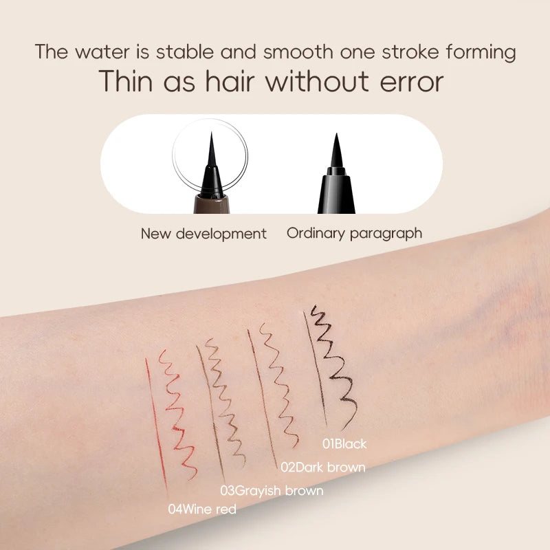 MAXFINE Ultra-Fine Waterproof Liquid Eyeliner Pen Liquid Eyeliner Pen QXL