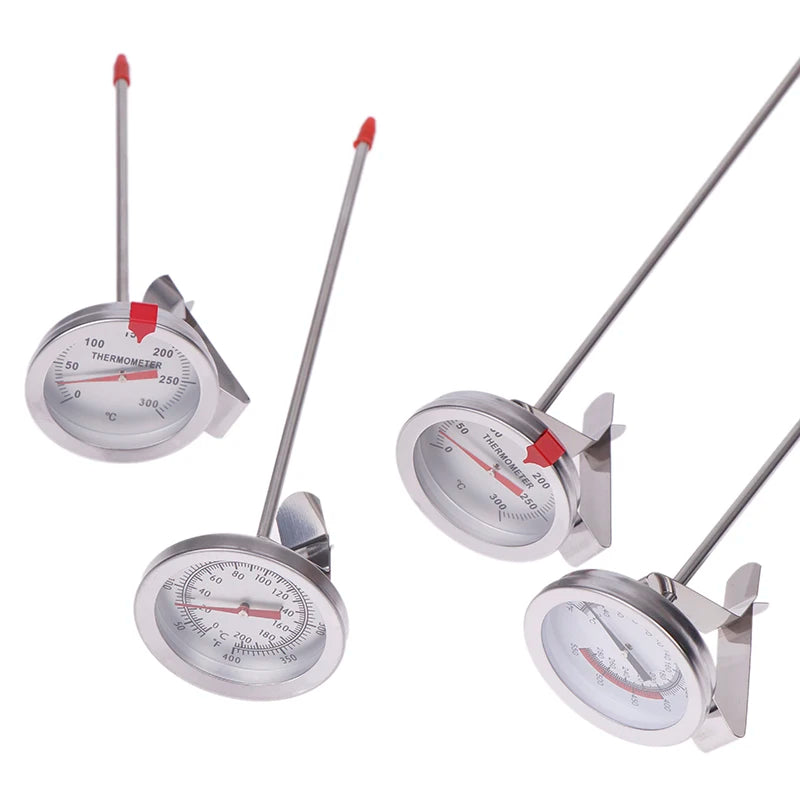 Stainless Steel Dial Probe Thermometer – Milk, Meat & Food Kitchen Thermometer QXL
